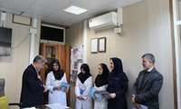 بازدید رئیس دانشگاه از مرکز مهدیه