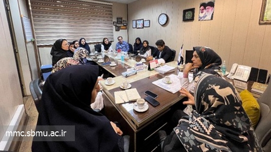 نشسست هماهنگی و بررسی ثبت مرکز بیماری ها در بیمارستان مهدیه 