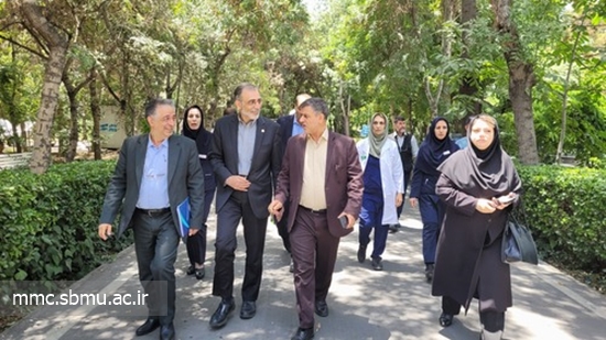بازدید نمایندگان ریاست دانشگاه از مرکز مهدیه