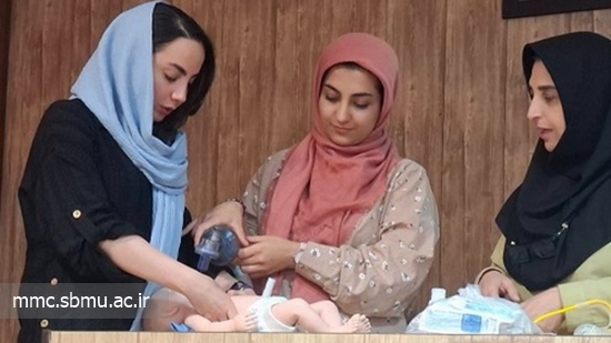 ادامه برگزاری کارگاه احیاء نوزاد در مرکز مهدیه 