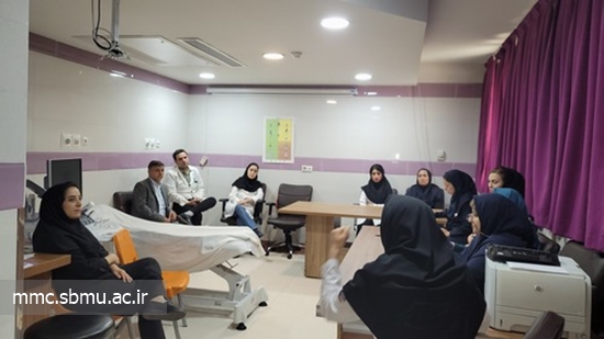 بازدید مدیریتی ایمنی( واکراند) بلوک زایمان در مرکز مهدیه 