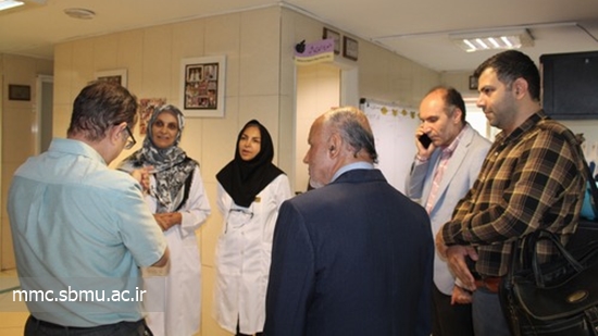 مدیر گروه بیولوژی و تشریح دانشگاه از مرکز مهدیه بازدید کرد 