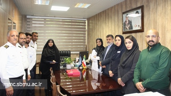 گرامیداشت روز حراست و نگهبانی در بیمارستان مهدیه 