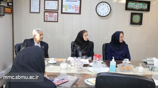 نشست مدیر گروه پاتولوژی دانشگاه با ریاست مرکز مهدیه 