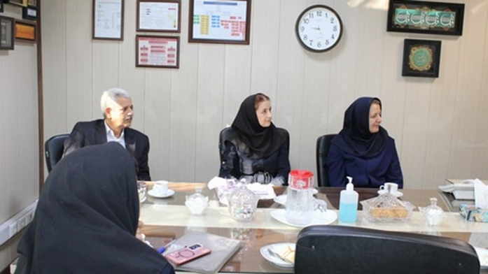نشست مدیر گروه پاتولوژی دانشگاه با ریاست مرکز مهدیه